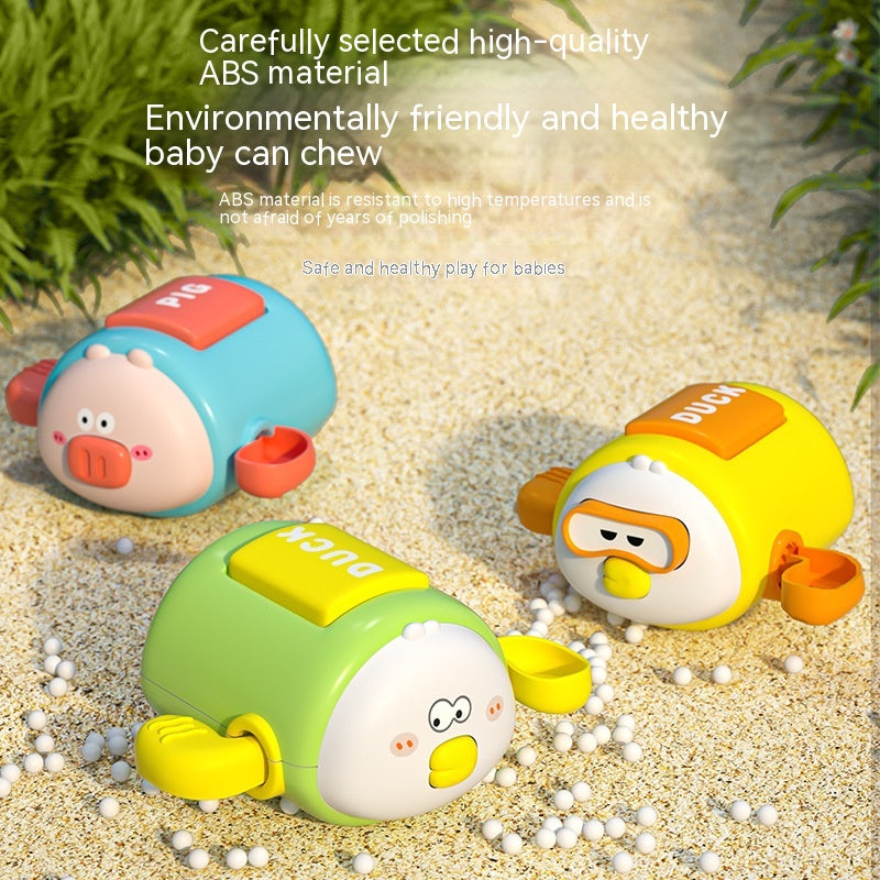 Cartoon Clockwork Bath Water Toys