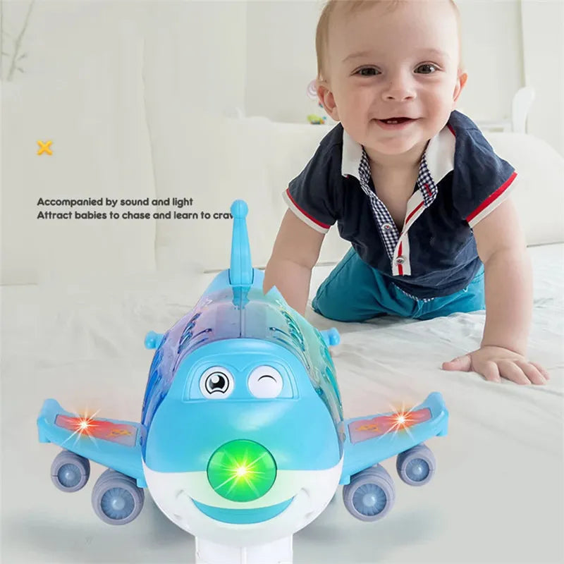 Rotating Electric Airplane Toy Kids